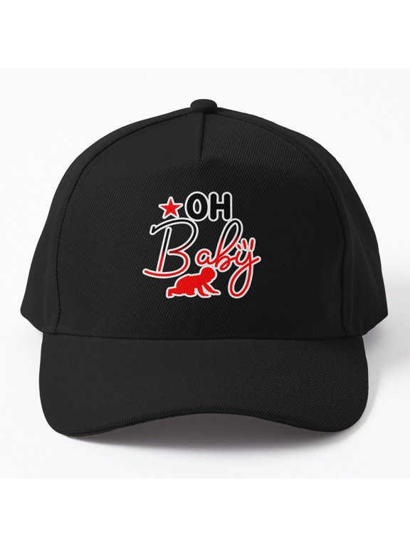 Oh Baby Baby Baseball Hat, Family Celebration Statement Graphic Design, Classic Cap