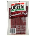 thumbnail image 1 of Oh Boy! Oberto Cocktail Pep Smoked Sausage Sticks 3oz Resealable Bag, 1 of 4
