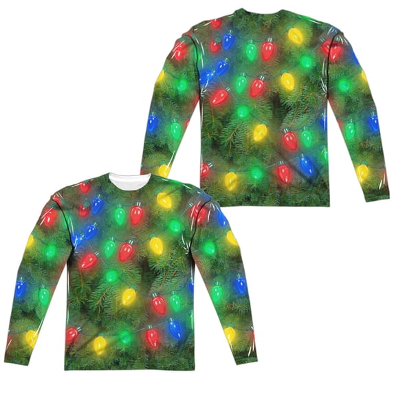 Oh Christmas Tree (Front - Back Print) - Regular Fit Long Sleeve Shirt - Large