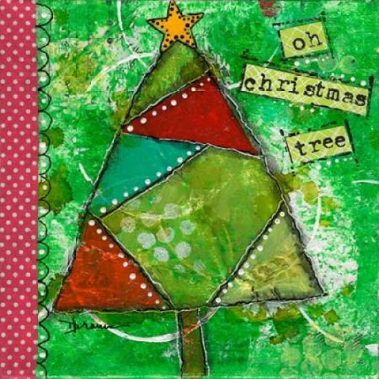Oh Christmas Tree I Canvas Art - Denise Braun (24 x 24)
