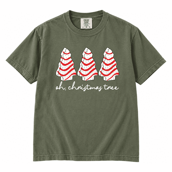 Oh Christmas Tree T-shirt, Christmas T- shirt, Funny Christmas Shirt, Christmas Cake, Retro Christmas Shirt