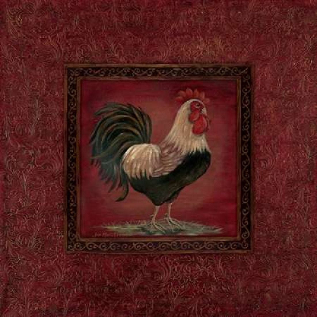 Oh Crow Up Canvas Art - Jo Moulton (24 x 24)