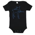 thumbnail image 1 of Oh Deer Baby One piece bodysuit, Deep Romper, Infant Jumpsuit - Black CA165DEER S1 18-24, 1 of 2