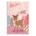 thumbnail image 1 of Oh Deer Christmas Is Here Phrase Holiday Graphic Art Unframed Art Print Wall Art, 1 of 6