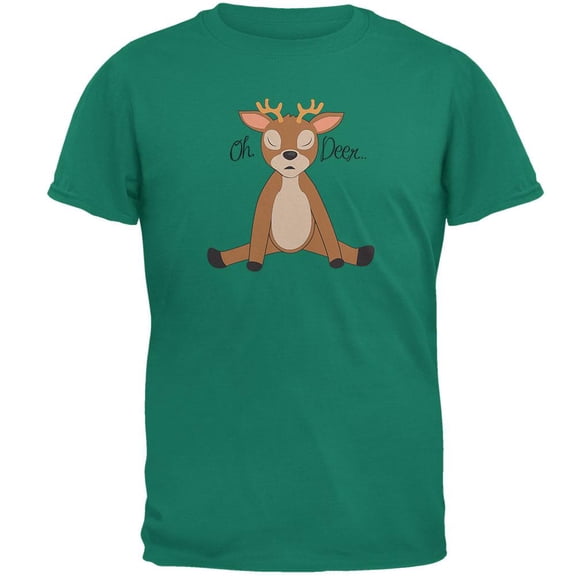 Oh Deer Funny Pun Cute Mens T Shirt Jade Dome MD