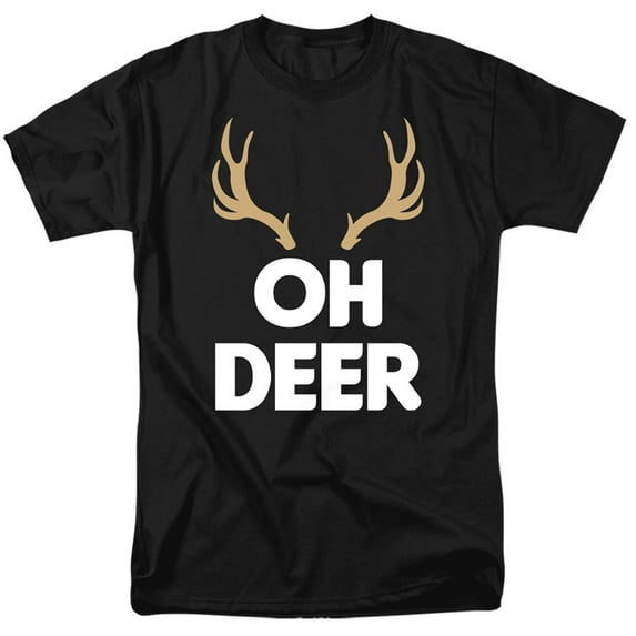 Oh Deer It's Christmas Unisex Adult T Shirt
