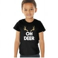 thumbnail image 1 of Oh Deer It's Christmas Unisex Toddler T Shirt, 1 of 4