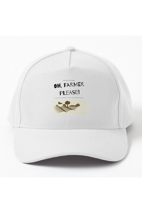 Oh Farmers Baseball Cap, Agriculture Worker Statement Graphic Design, Classic Hat