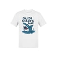thumbnail image 1 of Oh, For Shark's Sake Humor Design Men's T-shirt, 1 of 3