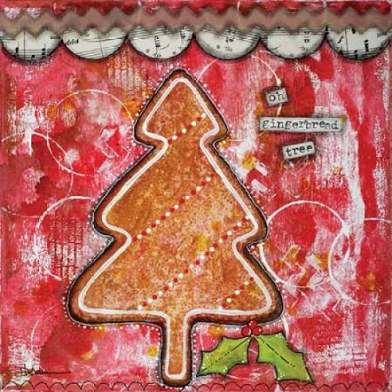Oh Gingerbread Canvas Art - Denise Braun (24 x 24)