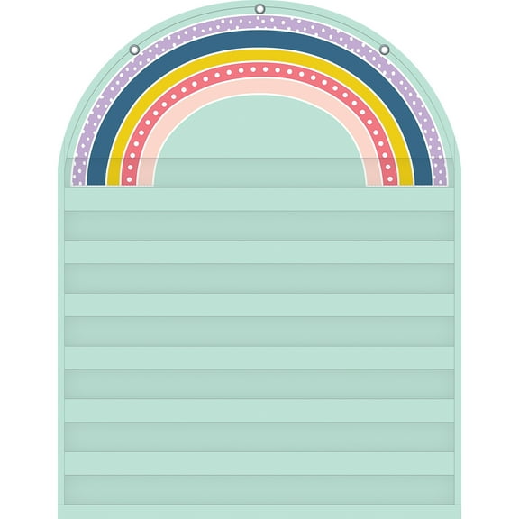 Teacher Created Resources Oh Happy Day Rainbow 7 Pocket Chart