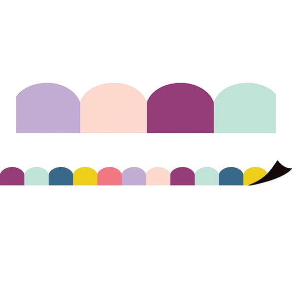 Teacher Created Resources Oh Happy Day Scalloped Magnetic Border, 24 Feet