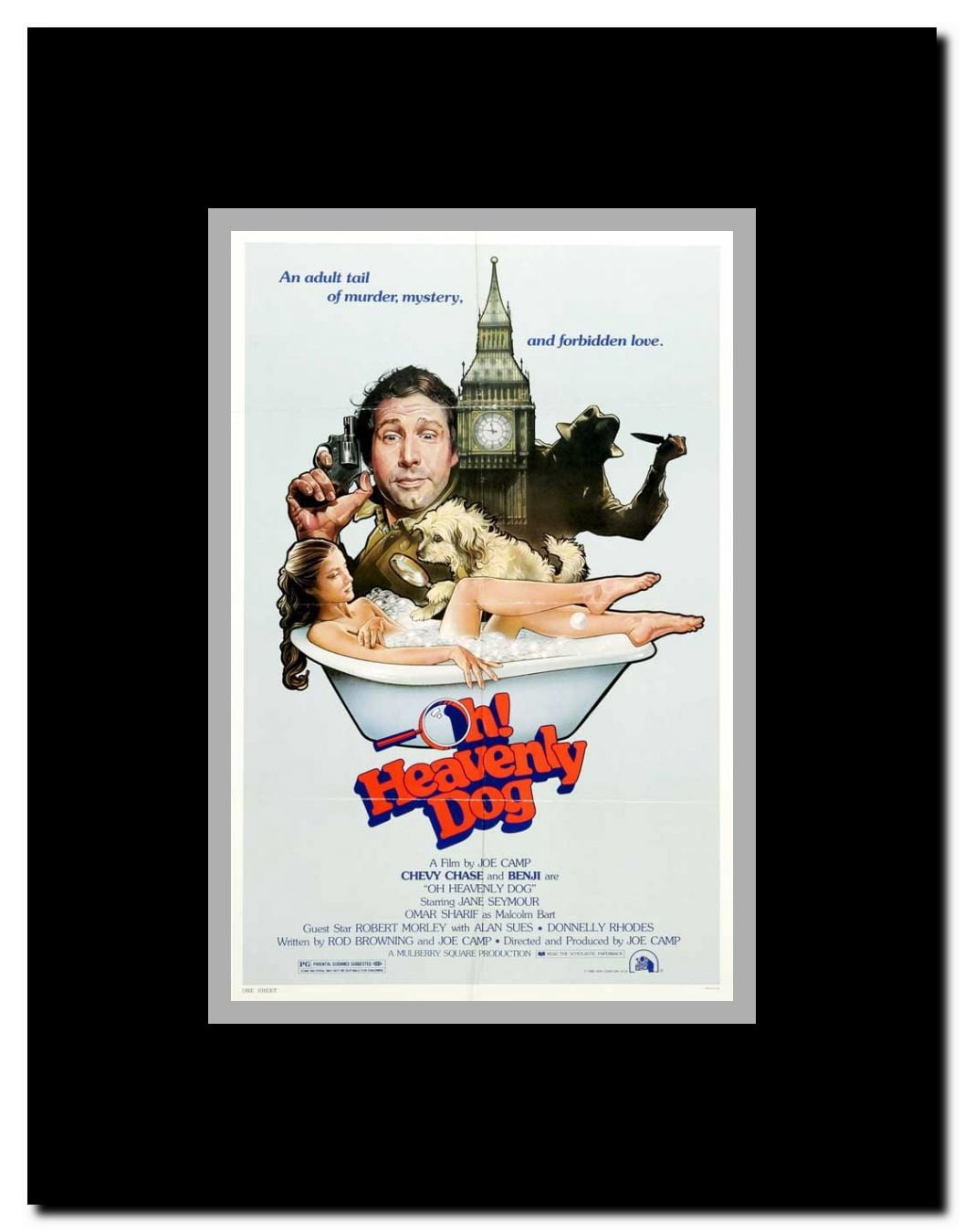 Oh Heavenly Dog! Framed Movie Poster