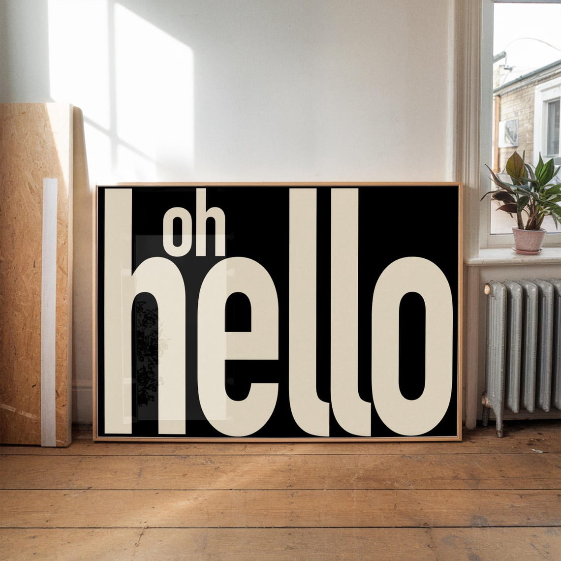 Oh Hello Print Modern Typography Poster Trendy Moss Wall Art Bold Type oh-hello-print-modern-typography-poster-trendy-moss-wall-art-bold-type