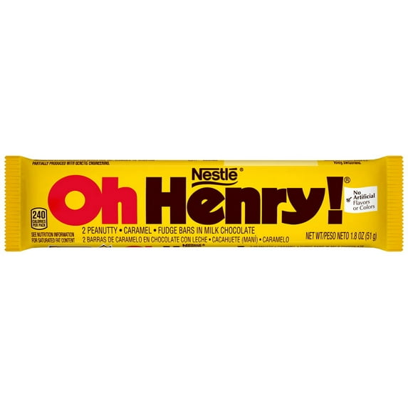 Oh Henry Candy Bar 1.8 oz 36 Count