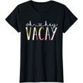 thumbnail image 1 of Oh Hey Vacay Cute Floral Design Summer Vacation Teacher T-Shirt, 1 of 3