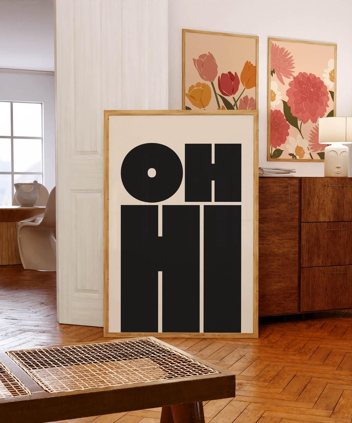 Oh Hi Print Modern Typography Poster Trendy Wall Art Bold Type oh-hi-print-modern-typography-poster-trendy-wall-art-bold-type