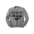 thumbnail image 1 of Oh Holey Night Christmas Donut Sweatshirt 2X-Large Grey, 1 of 1