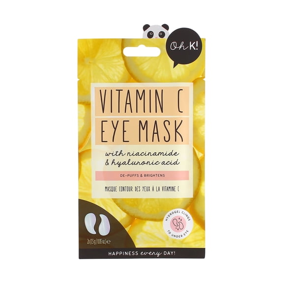 Oh K! Eye Mask, Under Eye Patches, Vitamin C, 1 pc