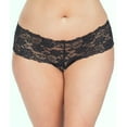thumbnail image 1 of Oh La La Cheri Womens Plus Size Goodnight Kiss Crotchless Boyshort Style-2025X, 1 of 6