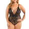 thumbnail image 1 of PLUS SIZE  VIVIANE DEEP PLUNGE TEDDY, 1 of 2