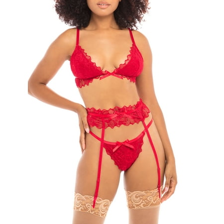 Oh La La Cheri Womens Rosemarie Garter Set Style-41-10950