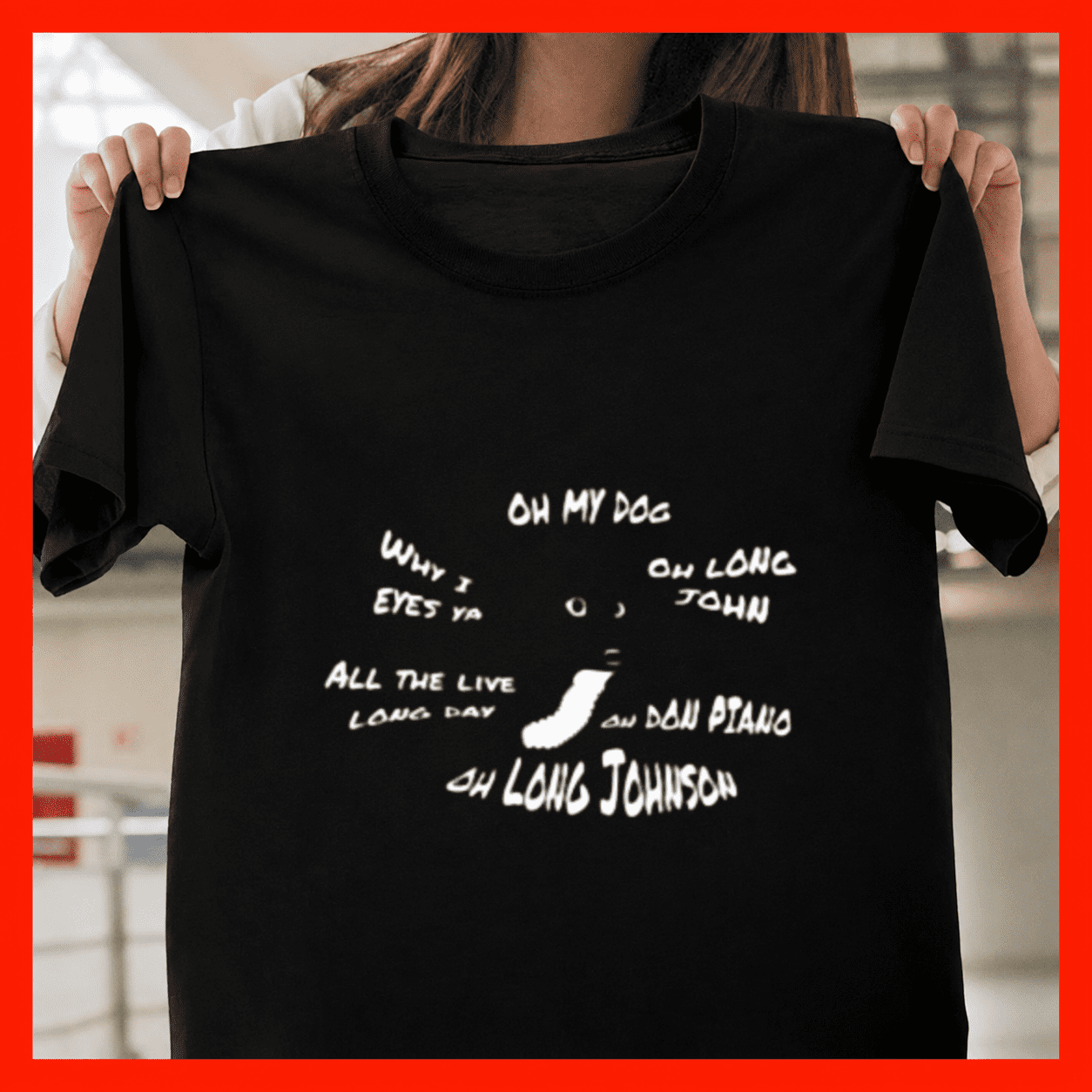 Oh Long Johnson Cat Classic Vintage Viral Internet Feline Meme Unisex T ...