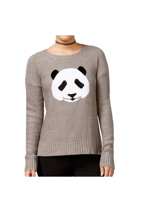 Womens Pullover Knit Sweater, Grey, Juniors, Small