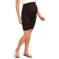 thumbnail image 1 of Oh! Mamma Maternity Full Panel Knit Bermuda Shorts, 1 of 2