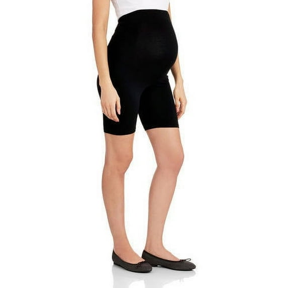 Oh! Mamma Maternity Full Panel Knit Bermuda Shorts