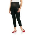 thumbnail image 1 of Oh! Mamma Maternity Full Panel Stretch Twill 5 Pocket Skinny Capri, 1 of 2