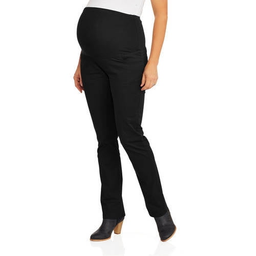 Oh Mamma Maternity Full Panel Stretch Twill Bootcut Pants