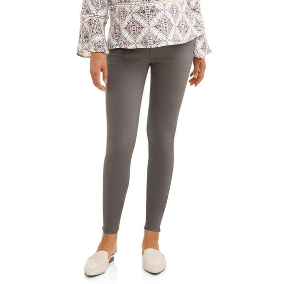 Oh! Mamma Maternity Skinny Twill Jeans with Full Panel