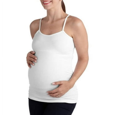 Oh! Mamma Maternity Women's Basic Cami with Side Ruching (Women's & Women's Plus)