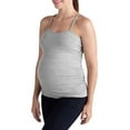 thumbnail image 1 of Oh! Mamma Maternity Women's Basic Cami with Side Ruching (Women's & Women's Plus), 1 of 1