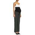 thumbnail image 1 of Oh! Mamma Maternity Women's Overbelly Flare Leg Career Pants (Women's & Women's Plus), 1 of 5