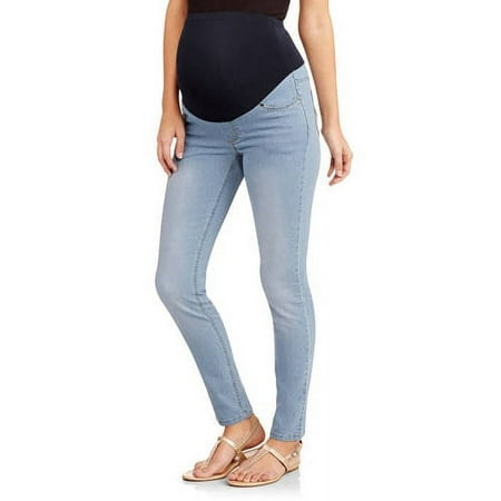 Oh! Mamma Maternity Women's Skinny Jeans with Full Panel (Women's & Women's Plus)