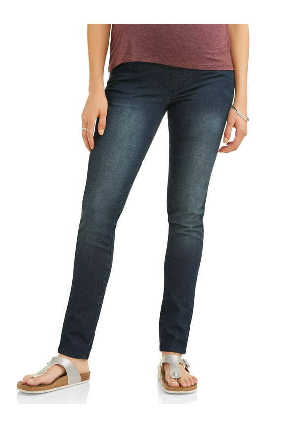 Maternity Women's Skinny Jeans with Full Panel (Women's & Women's Plus)
