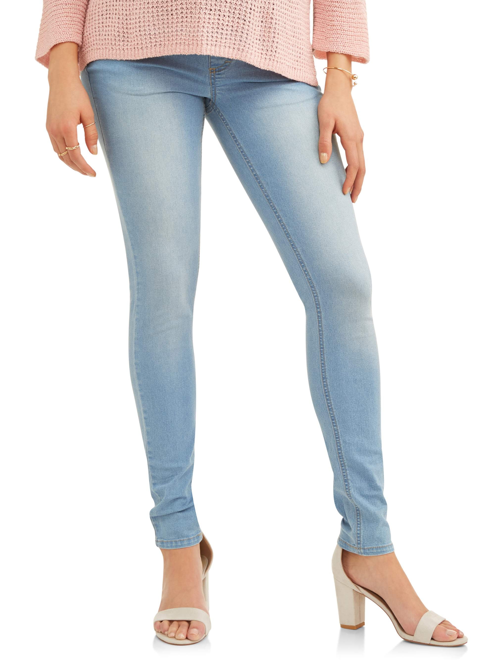 Oh! Mamma Maternity Women's Skinny Jeans with Full Panel (Women's & Women's Plus)