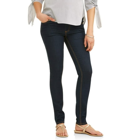 Oh! Mamma Maternity Women's Skinny Jeans with Demi or Full Panel (Women's & Women's Plus)