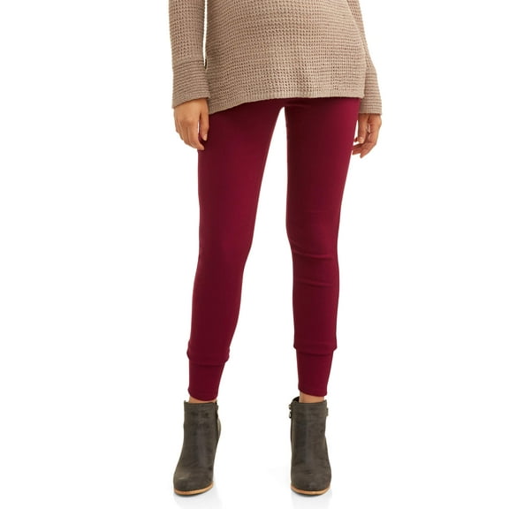 Oh! Mamma Maternity Women's Skinny Twill Jeans with Full Panel (Women's and Women's Plus)