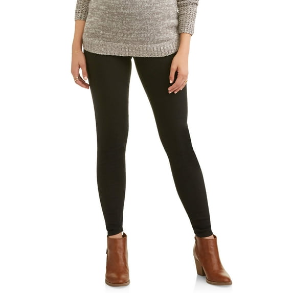 Oh! Mamma Maternity Women's Skinny Twill Jeans with Full Panel