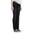 thumbnail image 1 of Oh! Mamma Maternity Women's Straight Leg Jeans with Demi Panel (Women's & Women's Plus), 1 of 6