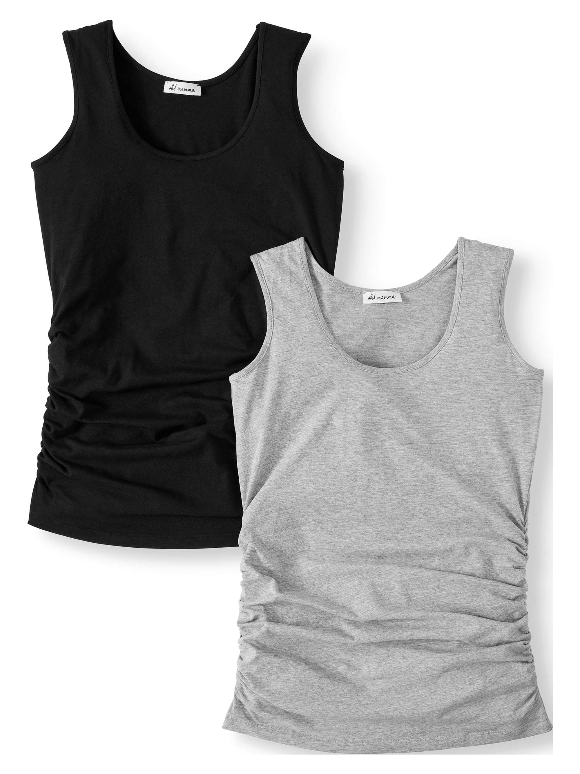 Oh! Mamma Maternity Women's Tank 2 Pack (Women's & Women's Plus)