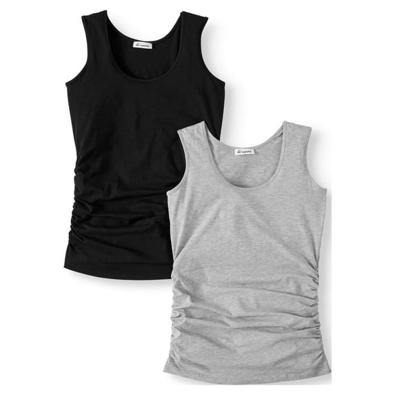 Oh! Mamma Maternity Women's Tank 2 Pack (Women's & Women's Plus)