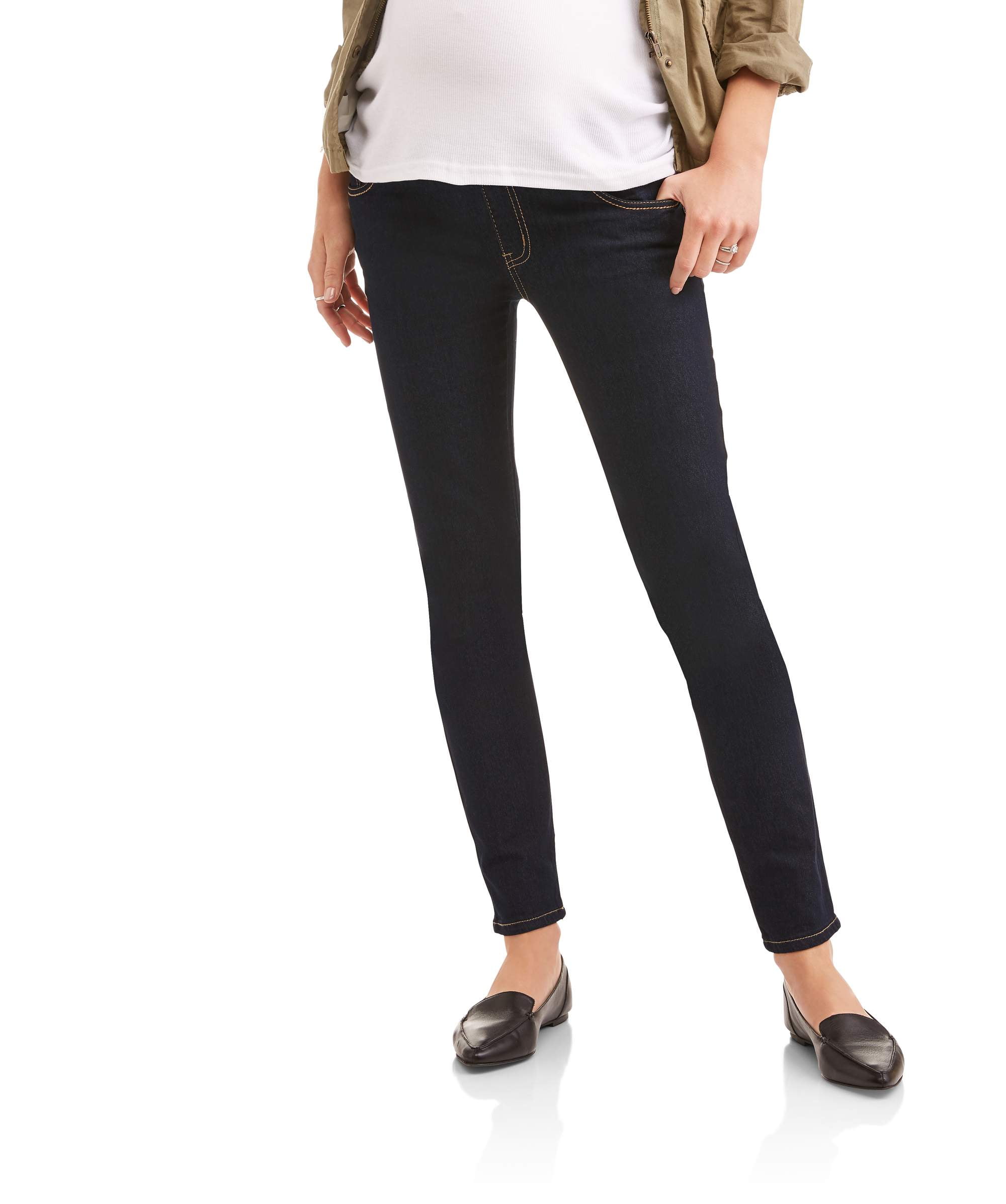 Oh! Mamma Women's Maternity Skinny Jeans with Underbelly Panel