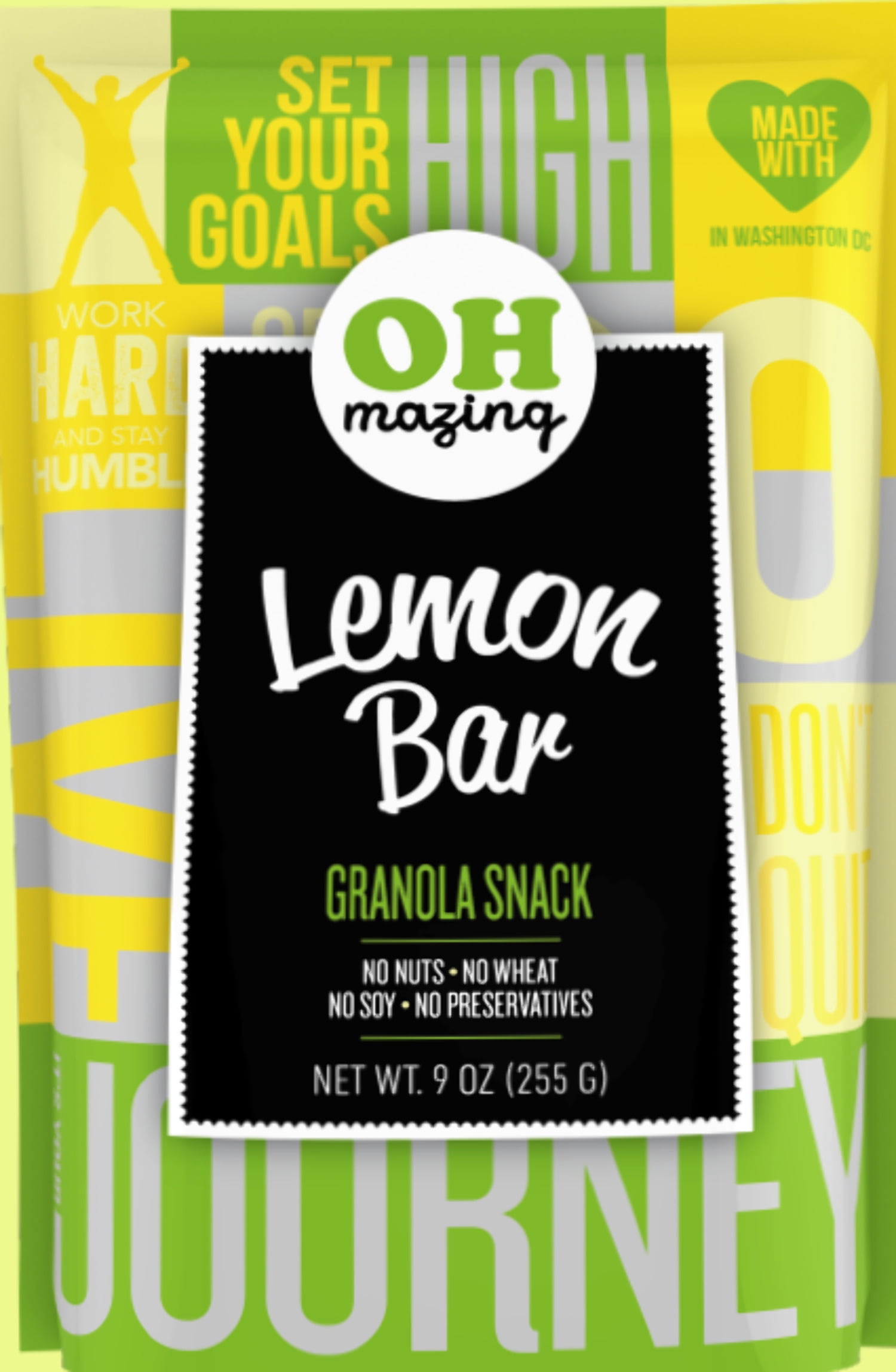Oh-Mazing! Granola Lemon Bar