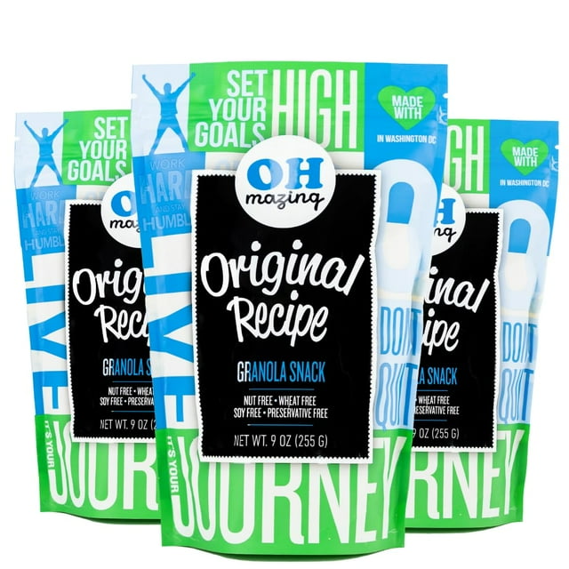 OhMazing Granola Snack, GlutenFree, YPF5 Nutfree, No Soy, No