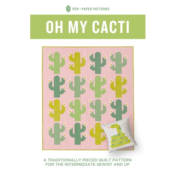 Oh My Cacti Quilt Pattern by Pen & Paper