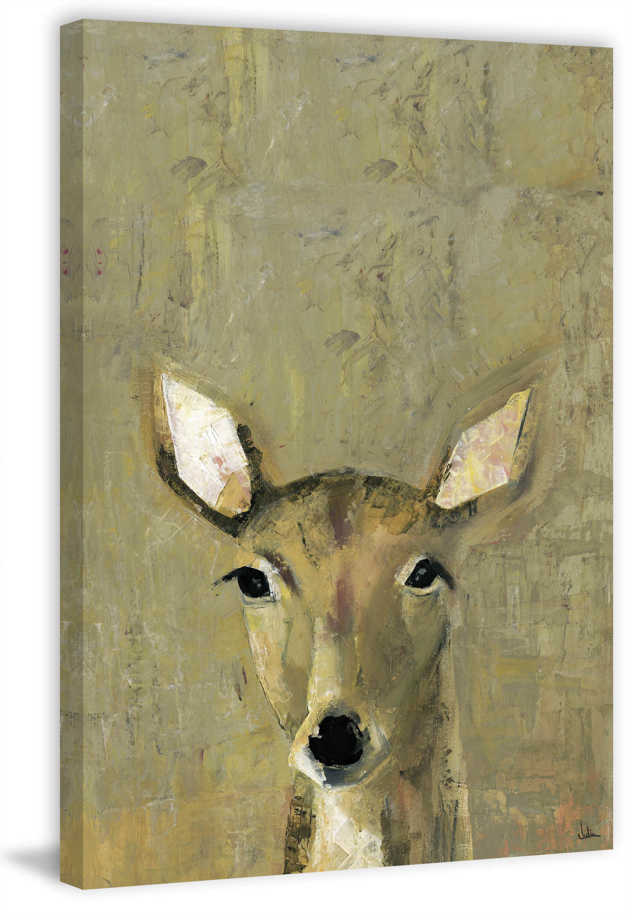 Oh My Deer Painting Print on Wrapped Canvas